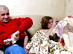 カップル, ヨーロピアン, 眼鏡, 自家製, 淫乱熟女, 姉妹, スペルマ, 義母