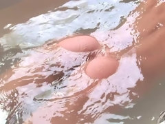 Rubia, Checa, Flexible, Afeitado, Flaco, Alto, Tetas, Mojado