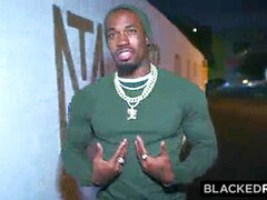 Bimbo Barbie Needs BBC - Interracial Cumshot