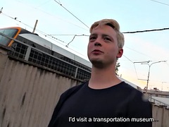 European tricked by str8, drilled from behind in tight anal hole