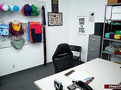 Attrapée, Hd, Bureau, Police, Punition, Réalité, Adolescente, Uniforme