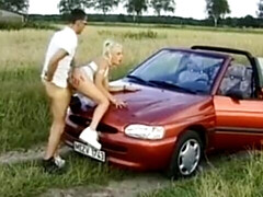 Horny wooer at public sex