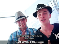 Kont, Grote mammen, Bruinharig, Sperma in gezicht, Hardcore, Hd, Trio, Tieten likken