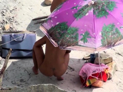 Amateur, Plage, Brunette brune, Hd, Voyeur
