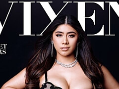 Violet Myers's long hair porn by Vixen