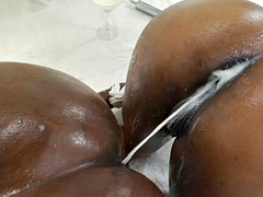 Tussi, Schwarz, Schwarz, Fetisch, Lesbisch