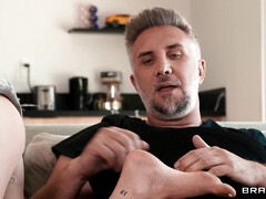 Arsch, Tussi, Grosser schwanz, Blasen, Füsse, Muschi, Titten