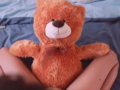 フェラチオ, 茶髪の, 女, Hd, オーガズム, 小柄, ティーン, おもちゃ