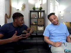 Cougar London River Bangs Her Two Hot Black Neighbors