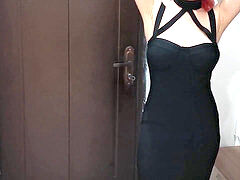 Grote lul, Pijpbeurt, Sperma shot, Roodharige vrouw