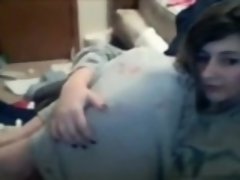 素人, アナル, オナニー, 一人, ティーン, おもちゃ, ウェブカメラ