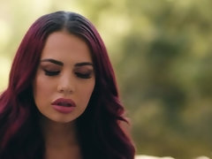 Большие сиськи, Брюнетки, Рыжие, Втроем