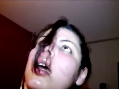 Busty babe loves riding cock