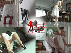 Leie, Tussi, Schönheit, Blondine, Hd, Unschuldig, Nylon, Strumpfhose