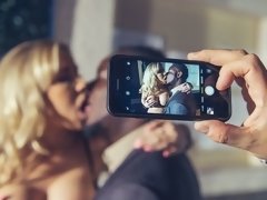 お尻, デカ尻, 黒人, フェラチオ, ダブル開発, 異人種間, 淫乱熟女, 三人