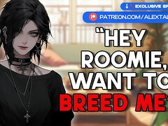 [f4m] Goth Roommate Distracts You With Her Tits [milking Your Cock] [cum On My Tits] Asmr Gf