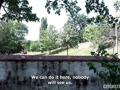 素人, フェラチオ, 茶髪の, チェコ, ハードコア, ハメ撮り, オマンコ, ティーン