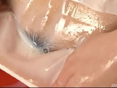 Behaart, Hd, Japanische massage, Masturbation, Muschi, Dusche, Uniform, Nass