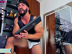 Большой член, Мастурбация, Мускулы, Соло