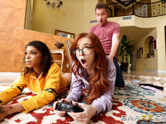 Linda, Polla, Sexo duro, Lesbiana, Orgasmo, Coño, Adolescente, Trio