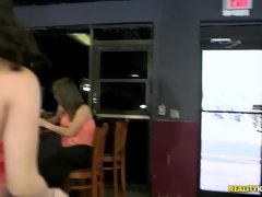 素人, お尻, 茶髪の, 顔射, 女, ヒール, オナニー, 三人