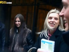 ブロンド, 茶髪の, 大学生, 中出し, ヒール, ストッキング, タトゥー, 締まりの良い