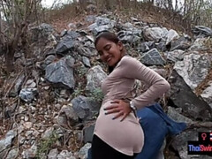 Amateur, Asiatique, Grosse bite, Sucer une bite, De plein air, Pov, Adolescente, Thaïlandaise