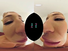 Dreidimensional, Grosse titten, Blondine, Milf, Realität, Titten