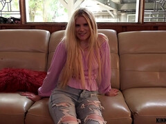 浴室, ブロンド, カワイイ, なめる, ハメ撮り, オマンコ, 赤毛, 馬乗り