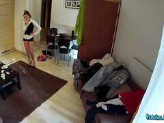 Sucio, Estilo perrito, Europeo, Casero, Cocina, Mucama, Pov, Realidad