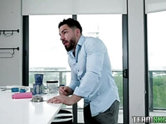 Жопа, Презерватив, Сперма во рту, Собачьи, Огромные размеры, Межрасовый секс, Натуральные сиськи, Стринги