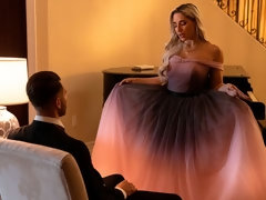 Blond, Hondjeshouding, Jurk, Harig, Latijnse vrouw, Likken, Kut duiken, Tiener