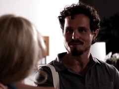 Gros seins, Blonde, Sucer une bite, Gorge profonde, Massage, Mère que j'aimerais baiser, Rasée, Nénés