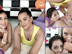 デカパイ, 口内発射, イく瞬間, 女 人男 人, 手コキする, ラティーナ, なめる, タトゥー