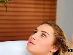 浴室, フェラチオ, イマラチオ, 軟体, 旦那, なめる, オマンコ, 妻