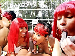 Verga grande, Garganta profunda, Polla, Ébano, Hd, Fiesta, Piscina, Realidad