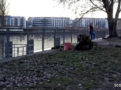 18, デカ尻, デカパイ, イく瞬間, ドイツ人, 赤毛, ストッキング, ティーン