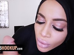 Watch Victoria June Cheating on Ignorant Husband with Big Fat Cock in Hijab - POV Hijab Hookup