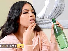 Naomi Foxxx Wants Her Stepdaughter's Maya Farrell Bf All To Her Self But She Settles For A 3some