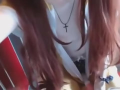 Asiático, Japonés, Masturbación, Solo