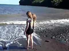 Amateur, Playa, Penetracion con dedos, Hd, Pov