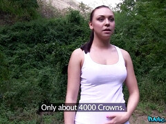 Sucer une bite, Brunette brune, Éjaculation interne, Européenne, De plein air, Pov, Réalité, Voyeur