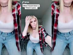 Enthousiasteling, Grote mammen, Blond, Compilatie, Fetisj, Masturbatie, Zweeds, Tieten likken