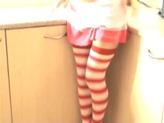 18, 舞台裏, 下着, 小柄, ガリガリ, 靴下, スペルマ, オッパイの
