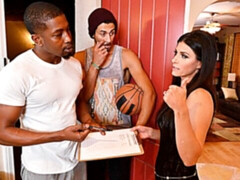 Zwart, Pijpbeurt, Bruinharig, Dubbele penetratie, Hardcore, Interraciaal, Tiener, Trio