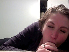 Любители, Минет, Сперма на лице, Милф