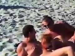 素人, ビーチ, アウトドア, 公共, のぞき