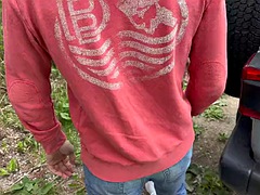 Leie, Blasen, Auto, Besamung, Hausfrau, Milf, Flotter dreier, Ehefrau