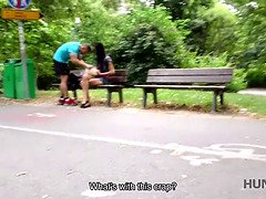 Pareja, Polla, Novia, Hd, Dinero, Público, Gritar, Chupando