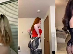 Leie, Tussi, Grosse titten, Blasen, Kompilation, Schwarz, Masturbation, Pov